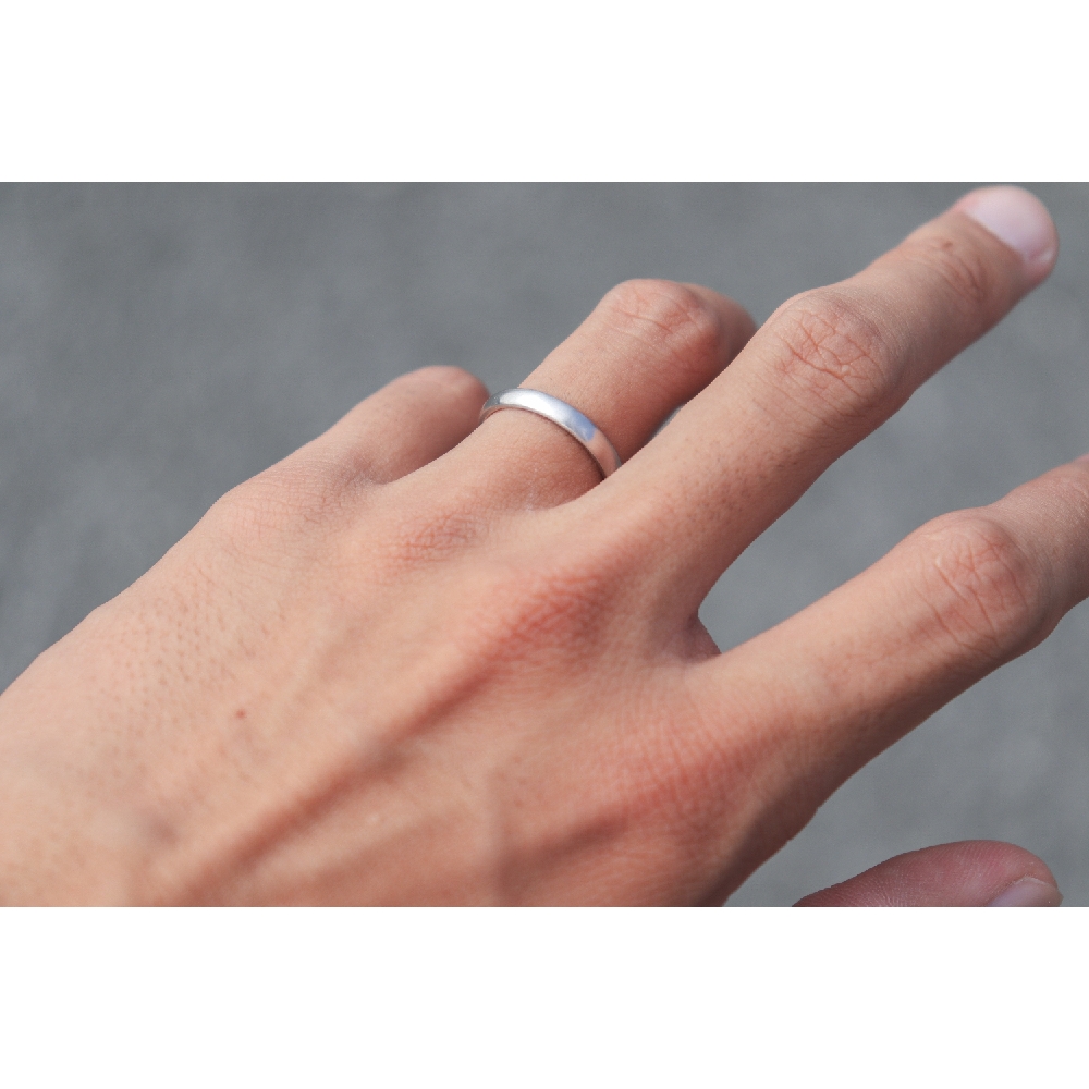 結婚指輪No1（鍛造）3.0 プラチナ(幅3.0mm Pt950) ツヤ消し（マット加工） 結婚指輪の通販  山梨・甲府のジュエリーブランドIZURU