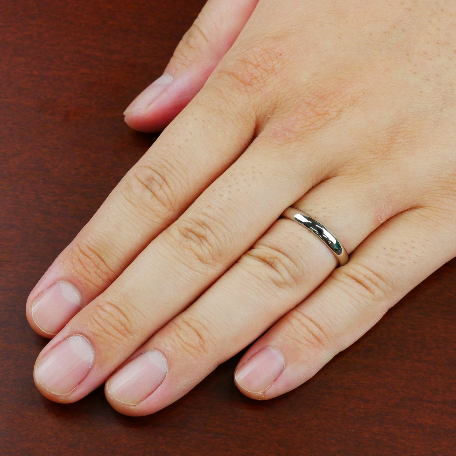 結婚指輪No1 3.5 プラチナ Men(幅3.5mm / Pt950) ラウンドリング・甲丸 | 結婚指輪の通販 |  山梨・甲府のジュエリーブランドIZURU