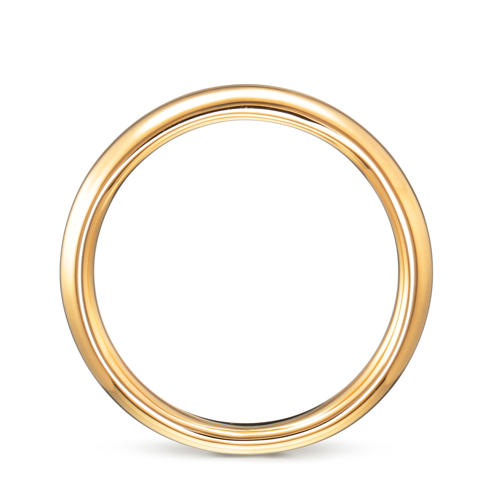 結婚指輪No1（鍛造）3.0 ゴールド(幅3.0mm / K18)ラウンドリング・甲丸