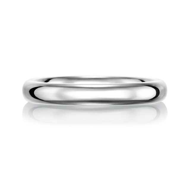 結婚指輪No1 3.0 プラチナ 後幅