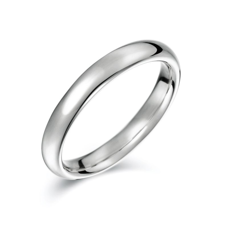 結婚指輪No1 3.0 プラチナ 後幅
