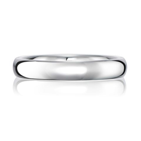 結婚指輪No1 3.5 プラチナ Men（男性用） 前幅