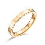 結婚指輪No2 女性用 ゴールド ハンマー・槌目