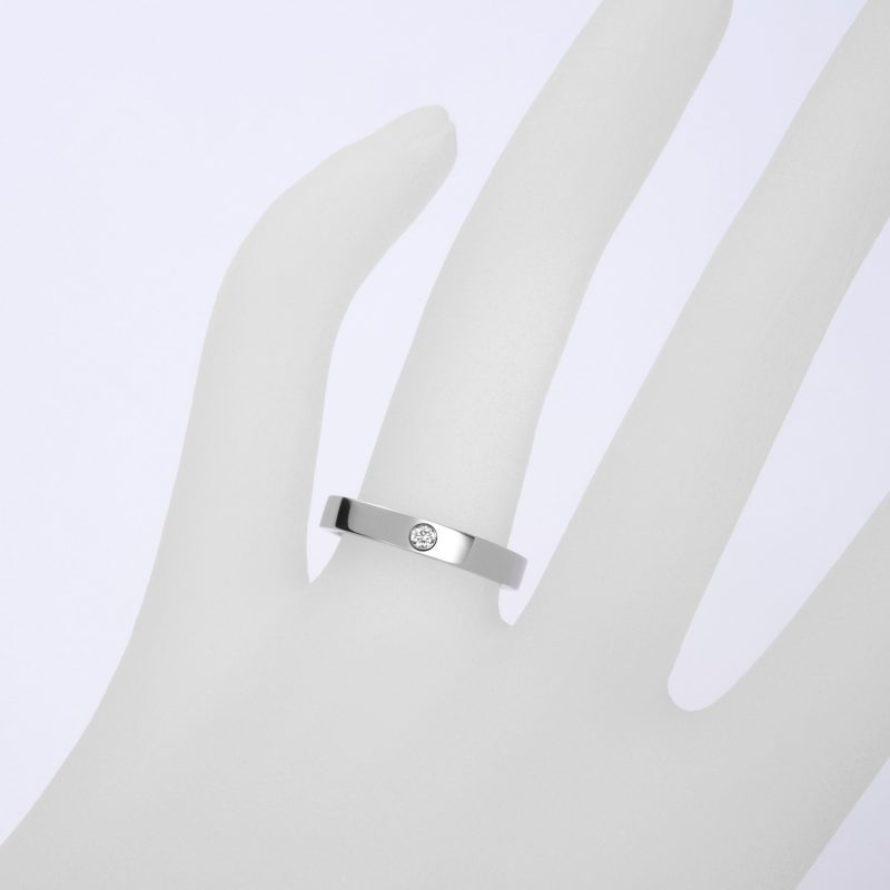 結婚指輪No2 ダイヤモンド 0.03ct プラチナ