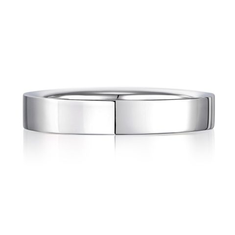 結婚指輪No2 3.5 プラチナ Men（男性用） 後幅
