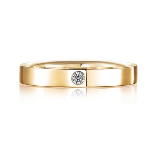 結婚指輪No2 ダイヤモンド 0.03ct ゴールド