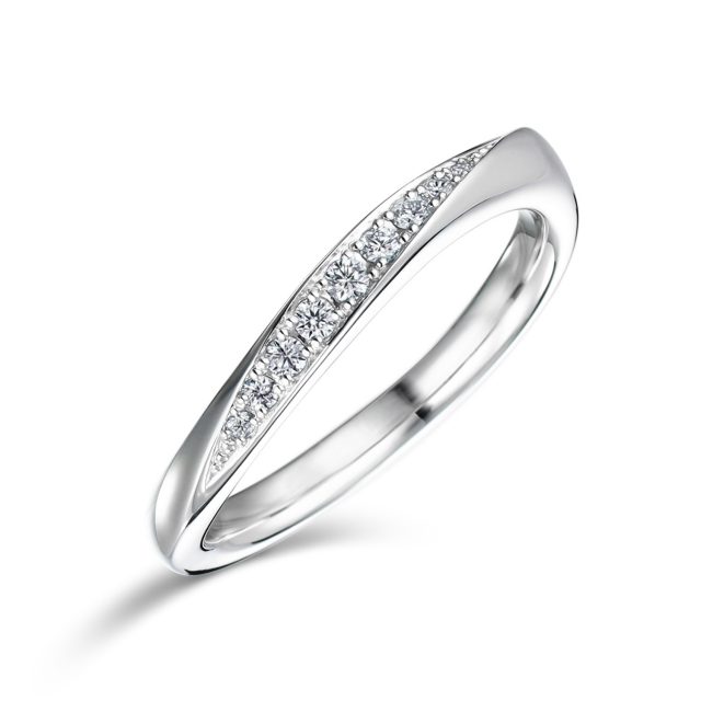 結婚指輪No3 ダイヤモンド 0.08ct プラチナ
