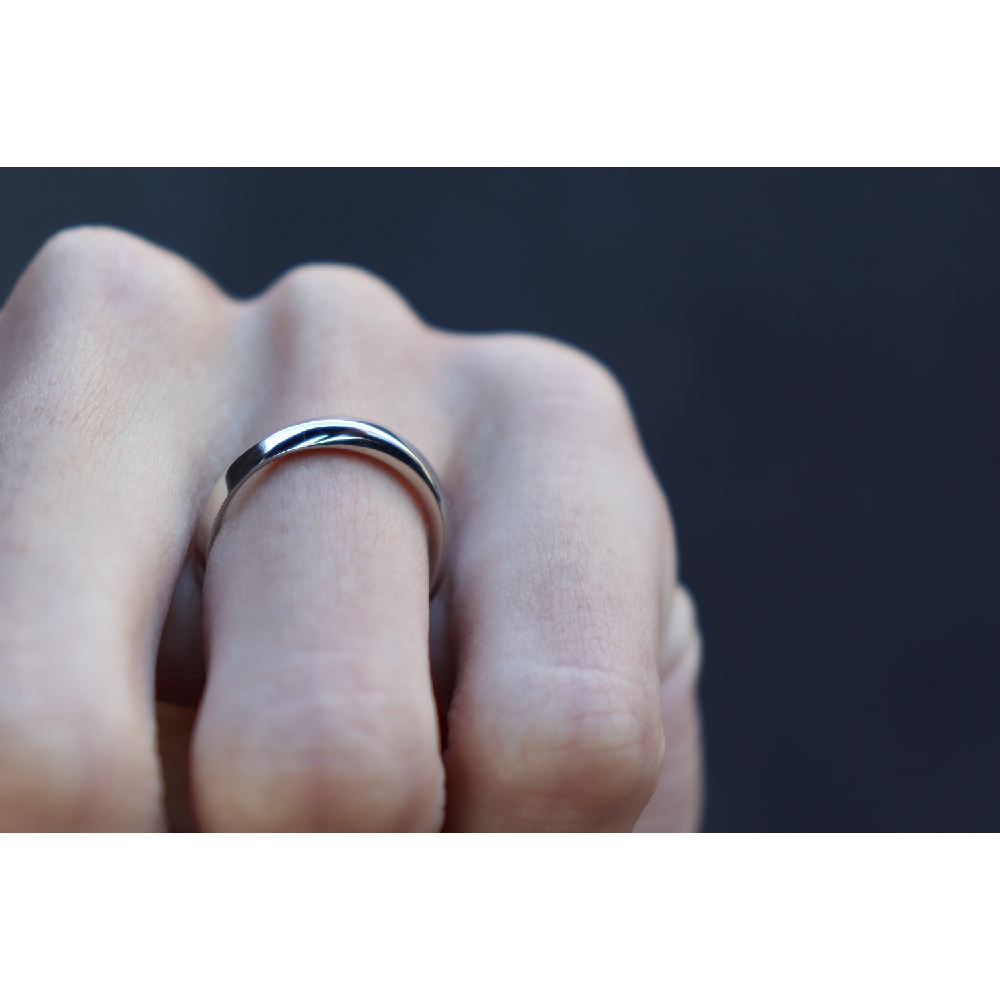 結婚指輪No4 3.0 プラチナ(幅3.0mm / Pt950) らせんデザイン | 結婚 