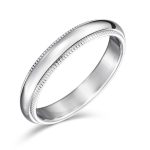 結婚指輪 ミルグレイン 男性用 プラチナ