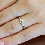 婚約指輪 Trilogy 0.30ctダイヤモンド プラチナ