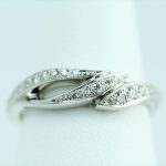 結婚指輪　【0.17ct】【彫り留め】Pt900プラチナ