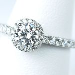 ハリーウィンストン 婚約指輪　0.51カラット E VVS1 3EXのダイヤモンド