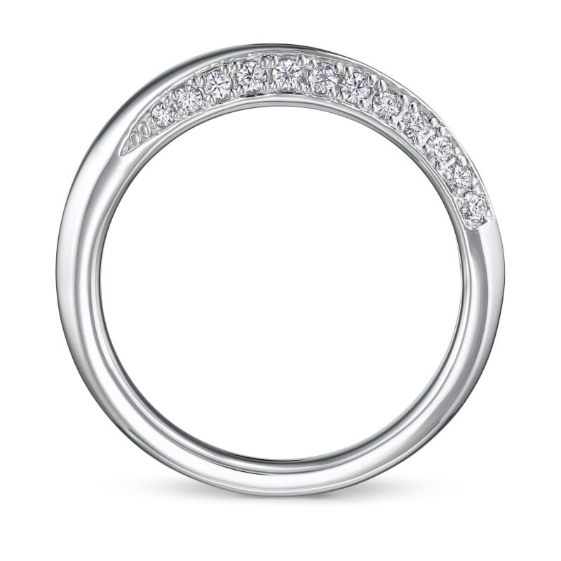 結婚指輪No4 ダイヤモンド 0.18ct プラチナ