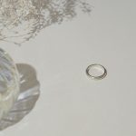 結婚指輪No1 女性用 プラチナ ツヤ消し(幅2.5mm / Pt950)