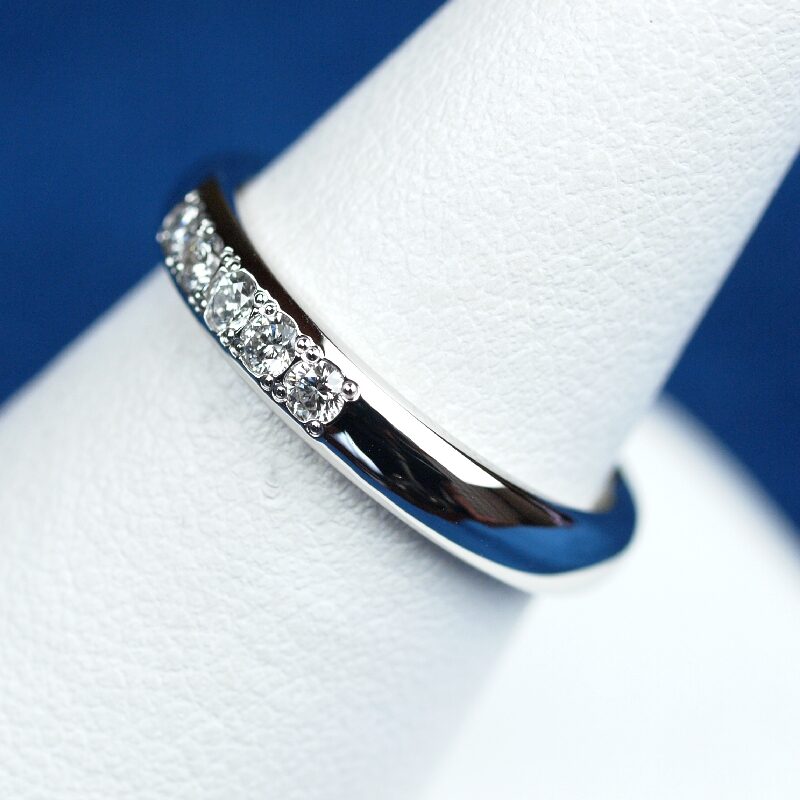 結婚指輪No1 3.0 ダイヤモンド 5個 プラチナ