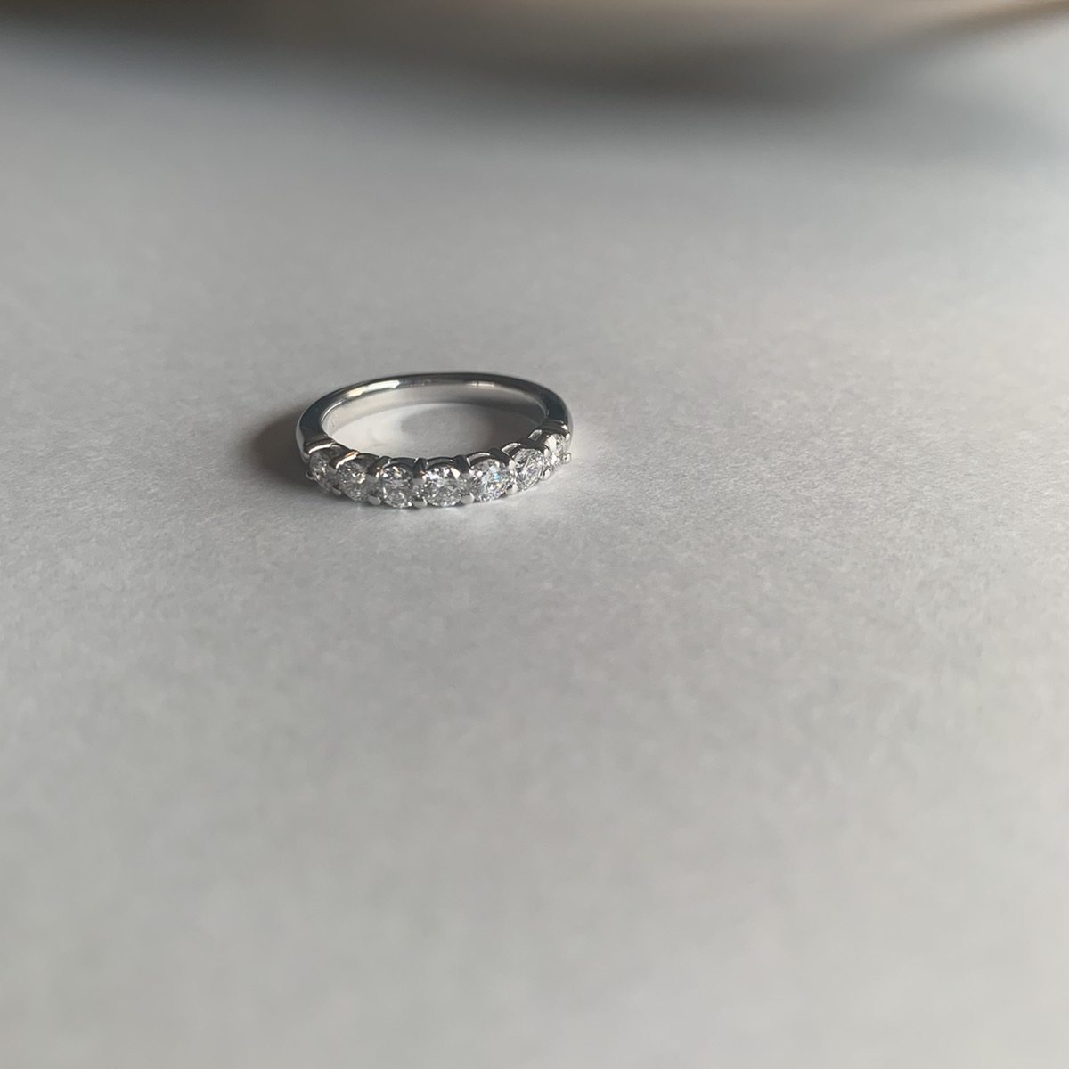 『品質保証』1.0 ctダイヤモンドリングPT 950プラチナ結婚指輪40