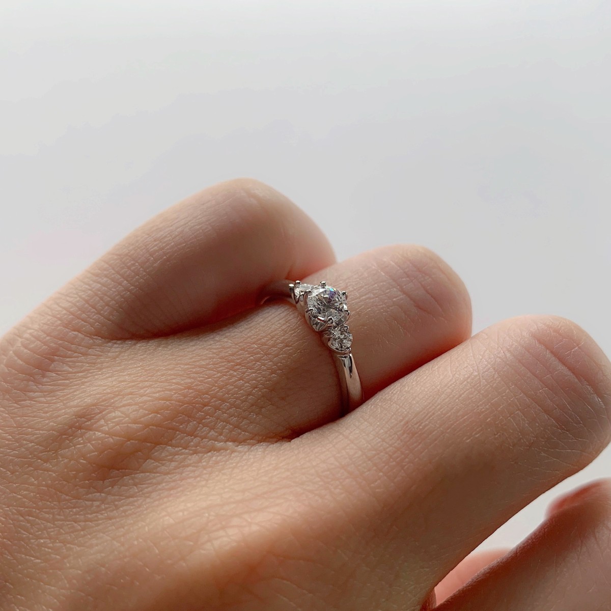 ☆I-PRIMO☆ ダイヤリング 婚約指輪 プラチナ 指輪 0.213ctFE - リング